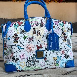 10th anniversary Disney sketch dooney and bourke purse